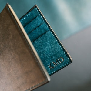 CLASSIC BIFOLD wallet, billfold minimal slim image 6