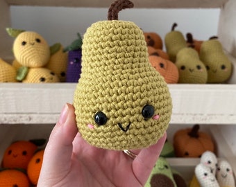 Crochet Play Food - Pear