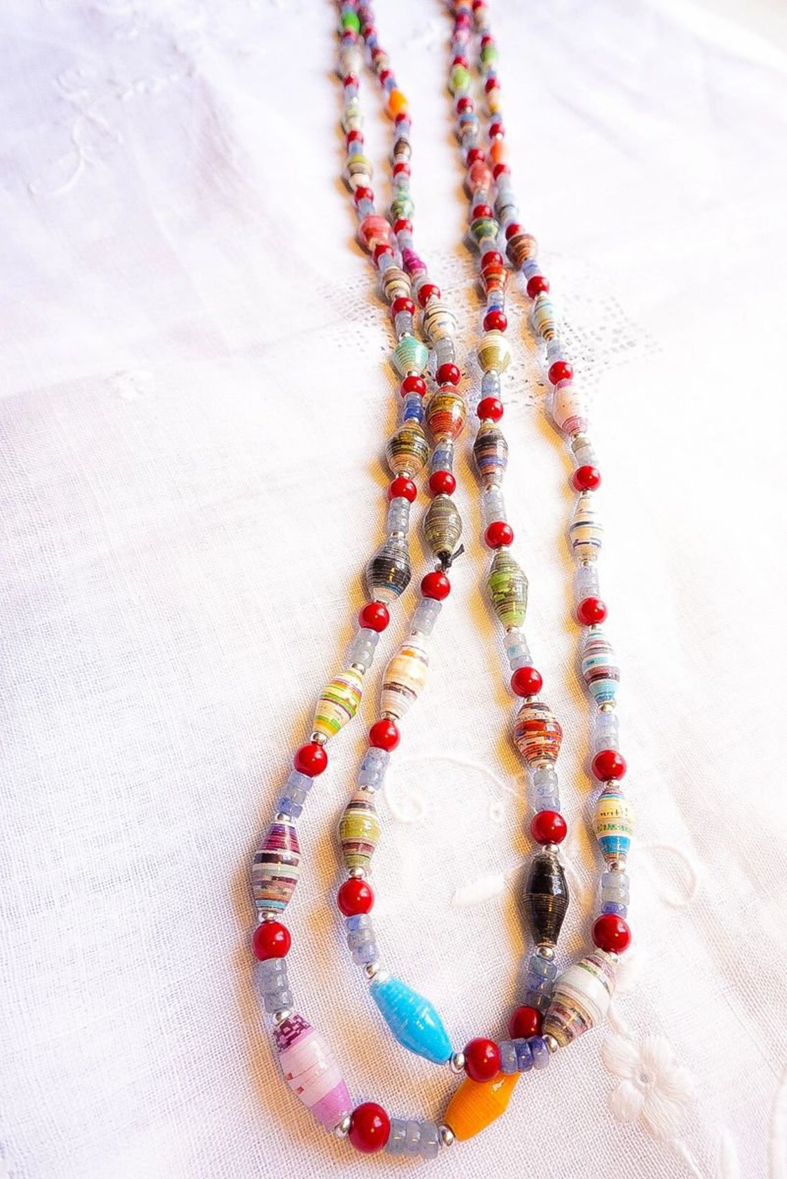 African paper beads Etsy