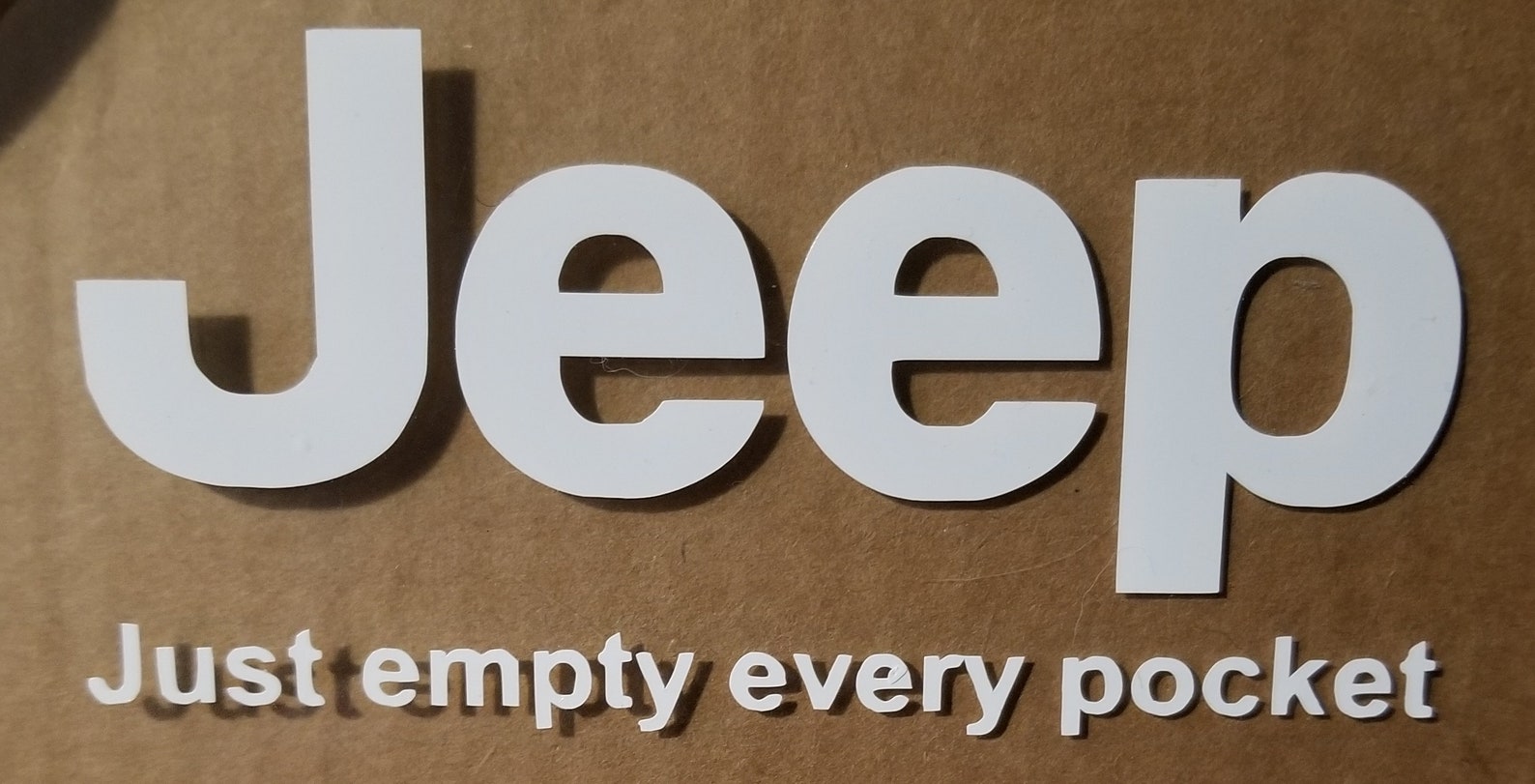 J.e.e.p. sticker just empty every pocket jeep Etsy