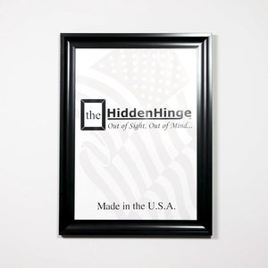 Hidden Picture Frame Hinges, Concealed Storage, Hidden Wall-Safe, Access/Utility Panel, or a Hidden Doorway www.theHiddenHinge.com image 3