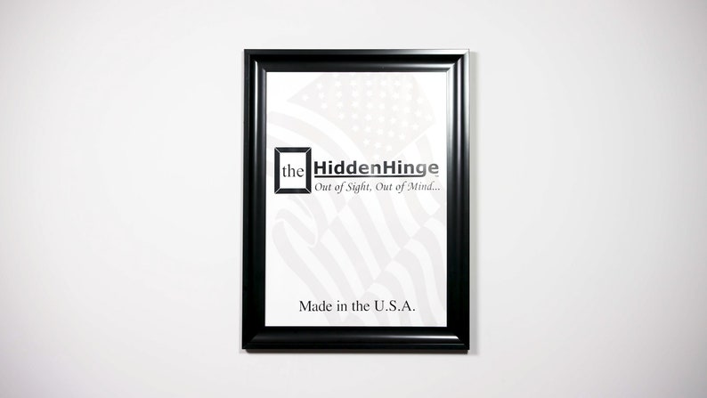 Hidden Picture Frame Hinges, Concealed Storage, Hidden Wall-Safe, Access/Utility Panel, or a Hidden Doorway www.theHiddenHinge.com image 3