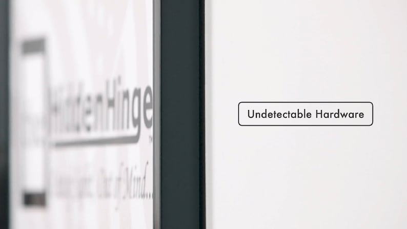 Hidden Picture Frame Hinges, Concealed Storage, Hidden Wall-Safe, Access/Utility Panel, or a Hidden Doorway www.theHiddenHinge.com image 4