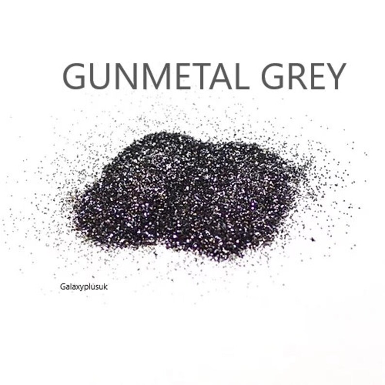 Gunmetal Grey Paint Mixing Glitter Crystals Additive 100g for Emulsion