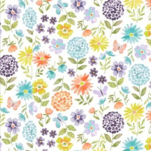 Jersey Baumwolljersey Frühlingsblumen Blumenliebe fröhliche Farben Sommerlich Maraki