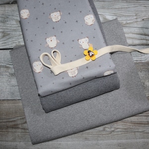 Flannel 100% Cotton Grey soft surface total velvet Maraki