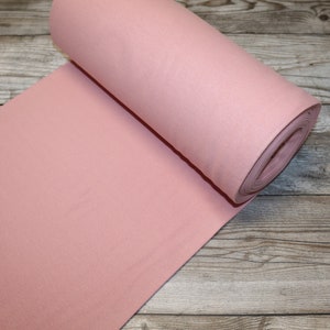 Cotton Cuffs Cuff Fabric Tubular Fabric Pink Uni Premium Maraki