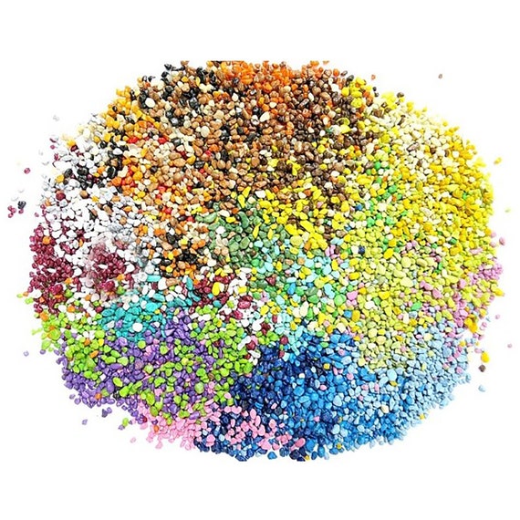 500 g de sable coloré décoratif -  France
