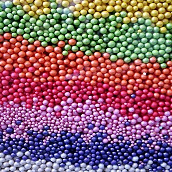 500 ml pack, 18 Colours glossy, Wedding Decoration, 2-4 mm polystyrene balls,Foam Balls, Filler Decorative, Craft Ball, Gift DIY