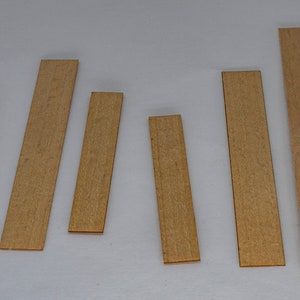 12 Wooden Wicks & 12 wick clips, Thickness of wick: 0,6 mm 0,02 in organic wicks from beech wood candle making DIY, handmade candle DIY image 8