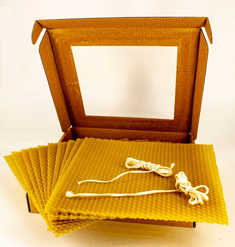 Beeswax Candle Making Kit Beeswax Sheets for Candles 10 Pcs Etsy