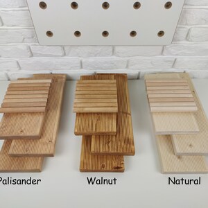 Wall Organizer, Display Pegboard, Shelving. Display Unit. Montessori Furniture. Peg Board Organizer. Wall decoration. image 6
