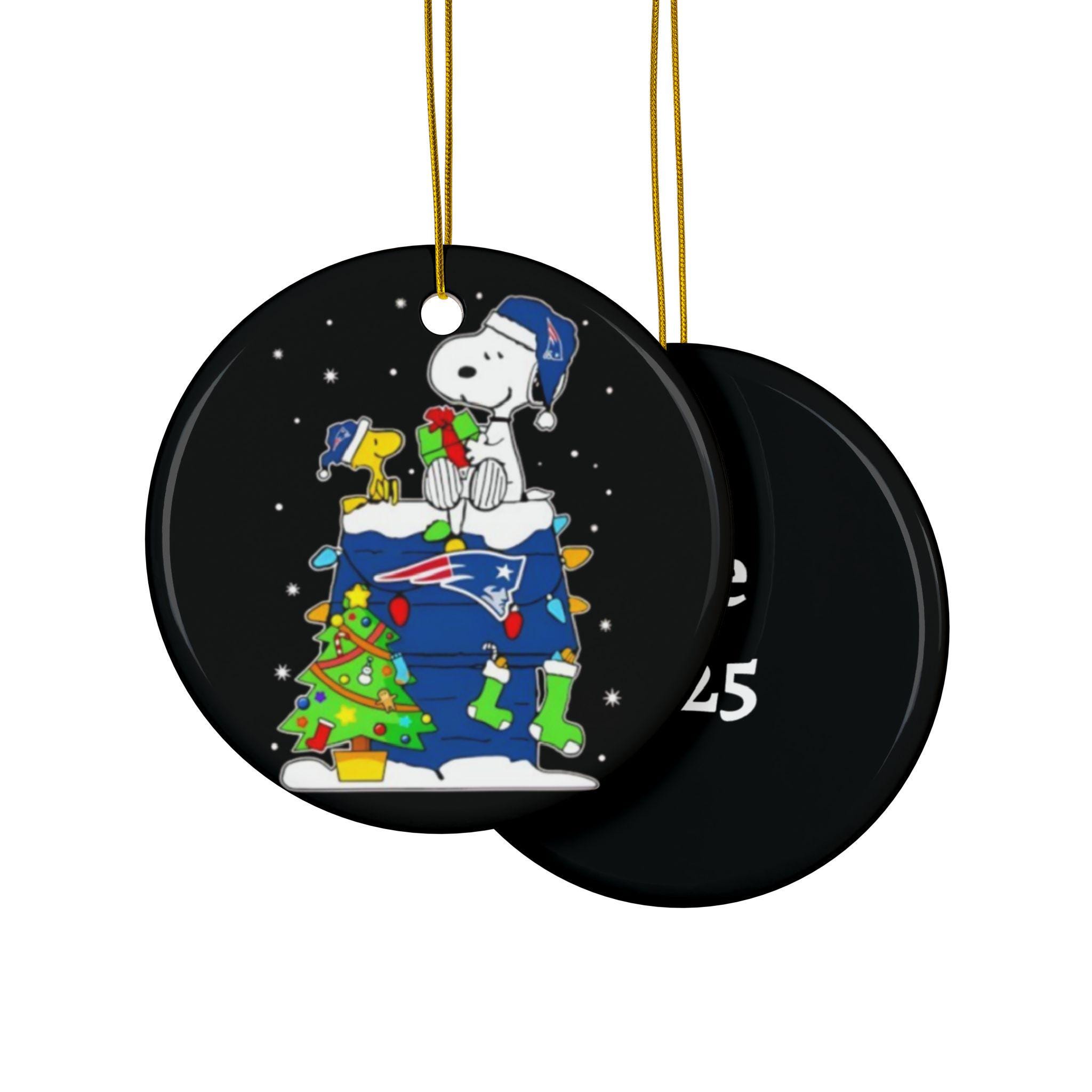 Discover Personalized Football Team Ceramic Ornament with Double-Sided Design 2025