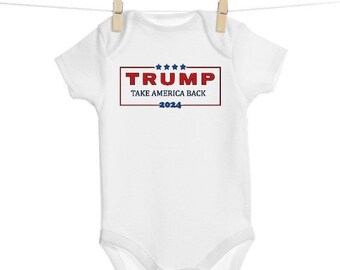 Sticky Bananas Unisex-Baby Trump 2020 Election USA Matching T-Shirt & Baby Bodysuit 