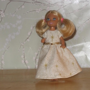 1 Handmade Doll Dress for Chelsea, Barbie&#39;s Little Sister fashion doll clothes NO Doll or Shoes