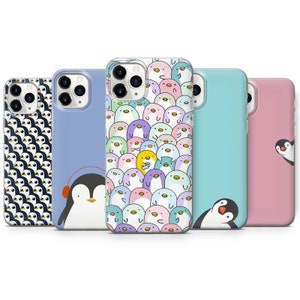 Super Cute Penguin cases fits for iPhone 14, 14Pro Max,iPhone 13, For Samsung S10 Lite, A40, A50, A51, Huawei P20