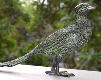 アジアンコエルの像 | 真鍮製カッコウ鳥テーマ | ホームアクセサリー