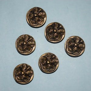Set of 06 Yali Face Knob Pull | Brass Devil Face Drawer Knob | Office Table Knobs Decor