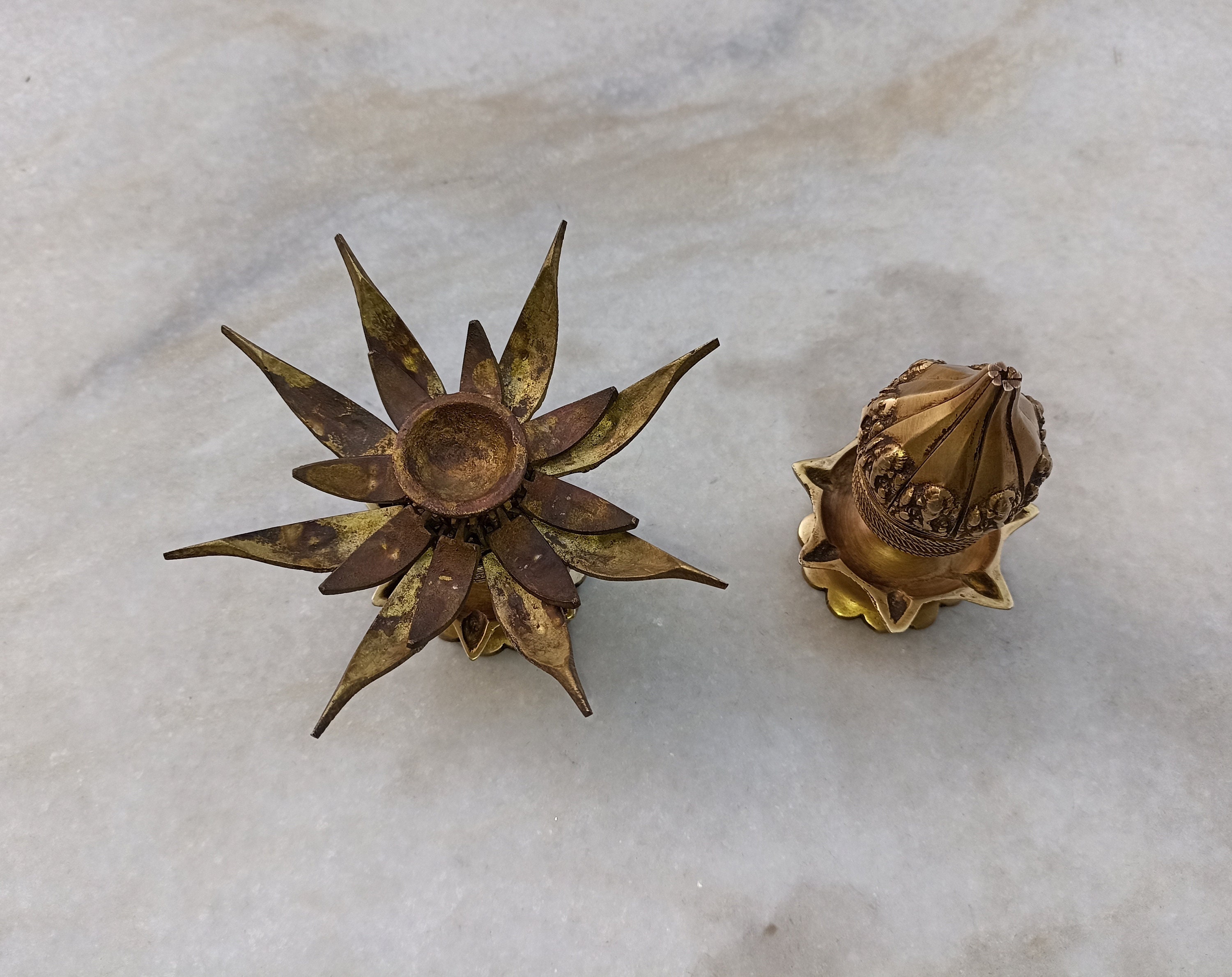 Home Decor | Brass Diya Deepam Lamps | Kuthu Vilakku