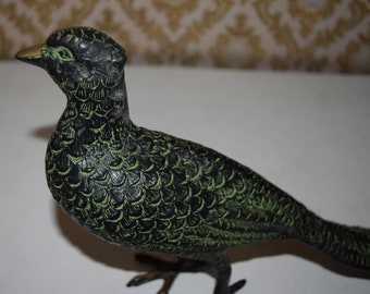 アジアンコエルの像 | 真鍮製カッコウ鳥テーマ | ホームアクセサリー