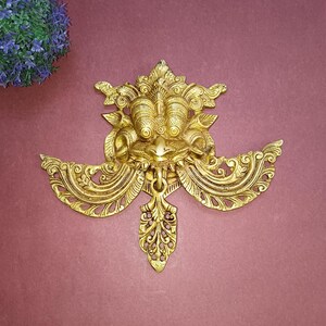 Yali Design Wall Hanging Decor | Brass Yali Face Wall Decor | Home Wall Decoration Gift
