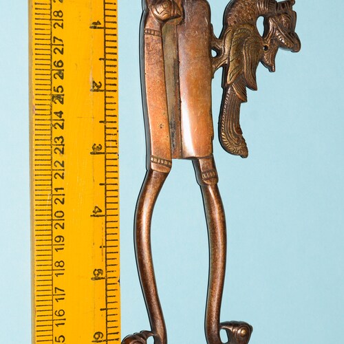 Yali Peacock Vintage Nut Cracker | Brass Statue of Yuan shops Dynasty | Mythological Betel Cracker Tool
