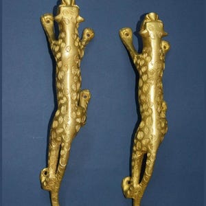 毒蛇型ドアハンドル | 真鍮製蛇型ドアハンドル（ペア） - Etsy 日本