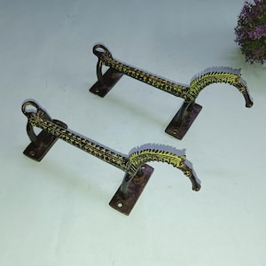 Slim Horse Shape Door Pull | Pair of Horse Restaurant Door Handle