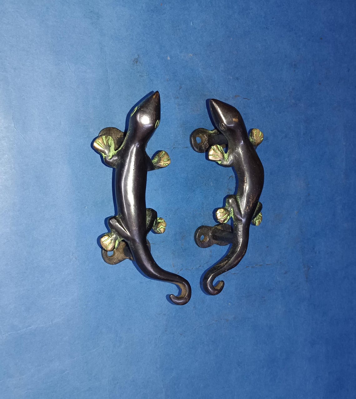 Lizard Shape Brass Handle | Monitor Alligator Door Handle | Club Bar ...