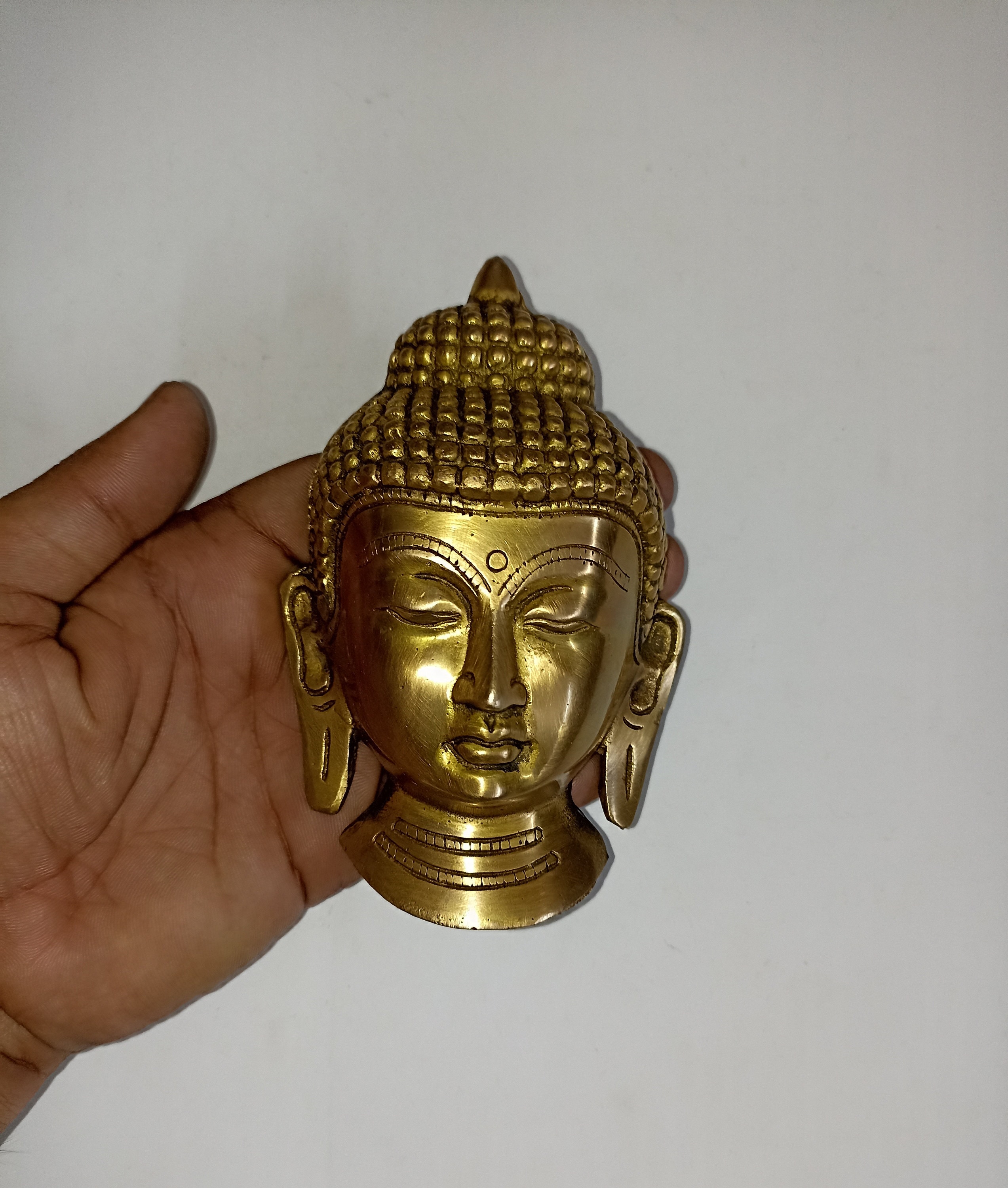 真鍮製仏像壁掛け装飾｜真鍮製チベット僧侶をテーマにした壁掛け新築