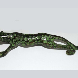Jaguar Shape Door Handle Pair | Brass Panther Door Pull | Main Door Handle Set