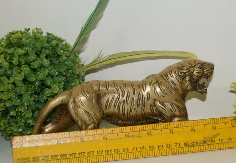 Angry Tiger Statue Wildcat Tabel Decor Siberian Tiger Etsy