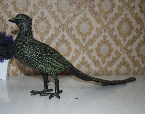 銅あるいは真鍮製の 鳥 古道具 アンティーク 古美術 R antiques | 骨董・古美術・古道具・アンティーク