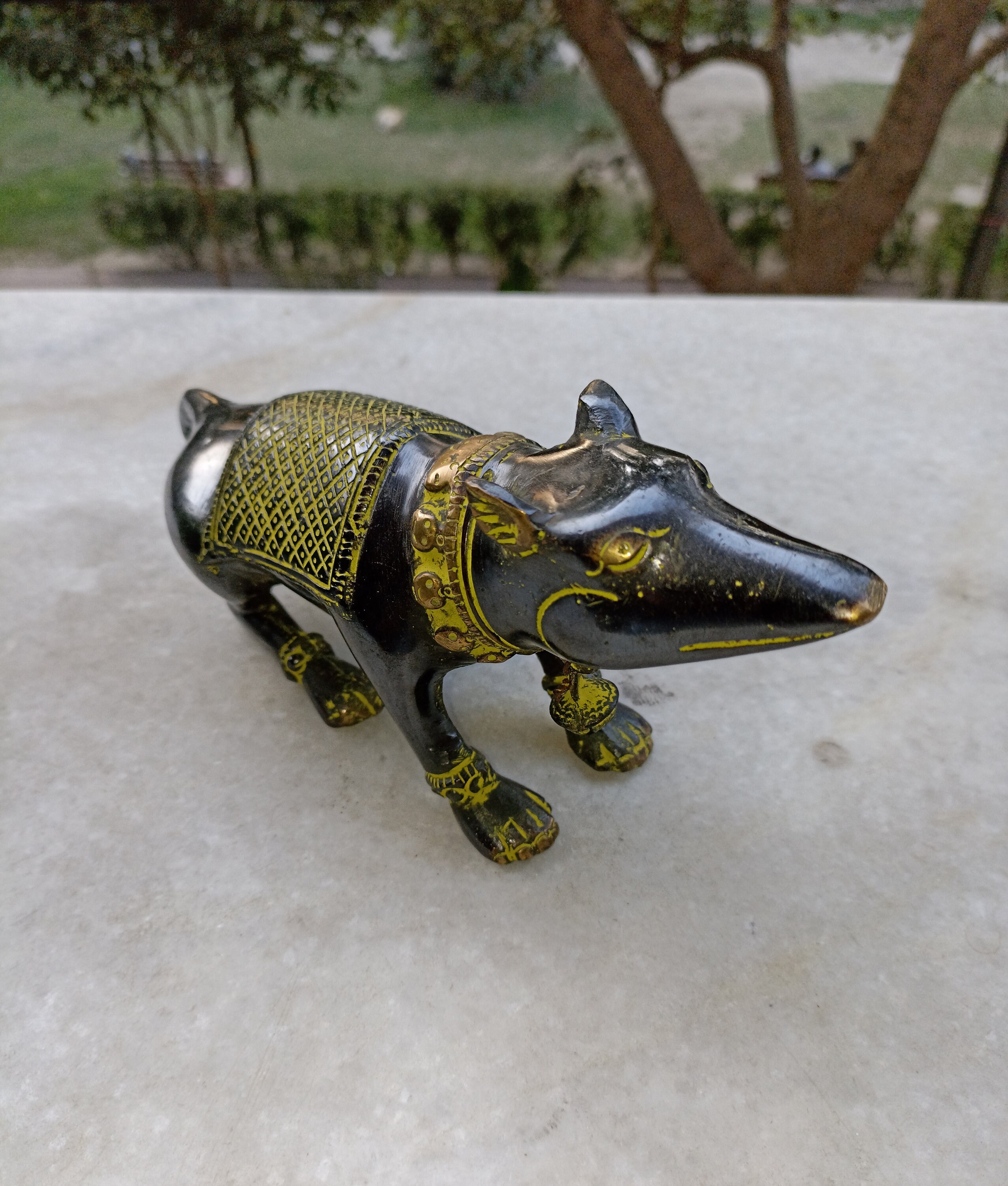 野生のげっ歯類の彫刻 | 真鍮製のムーシャクネズミの像 | ホーム