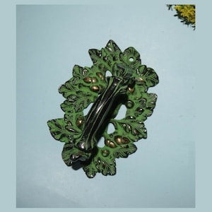 Engraving Leaf Shape Handle | Brass Flower Shop Door Pull | Filigree Design Wardrobe Decoration