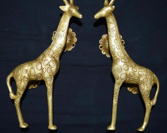 Brass Giraffe Door Handle | National Park Gate Pull