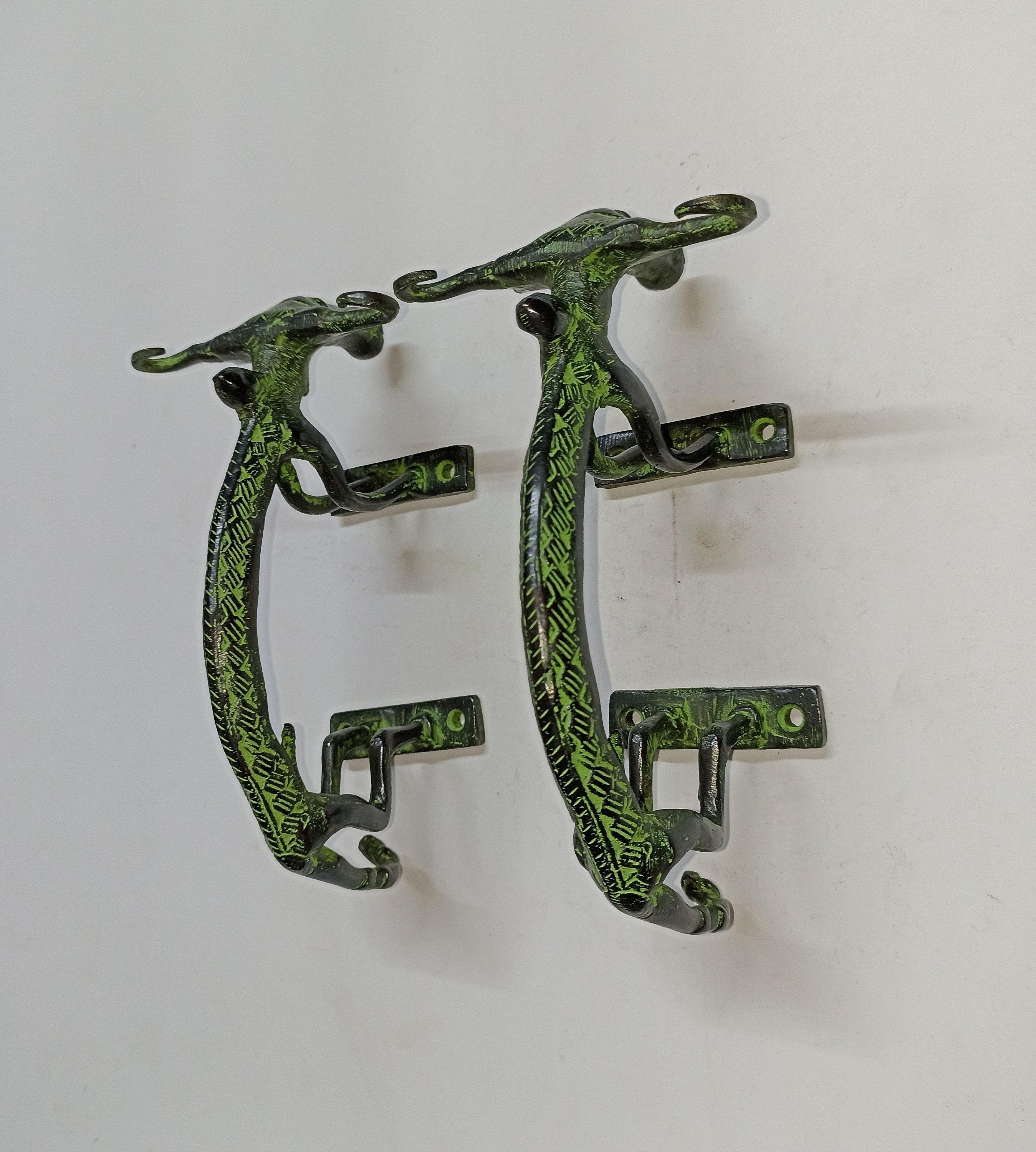 Yak Animal Design Gate Handle Pair | Brass Bullock Shape Inner Door ...