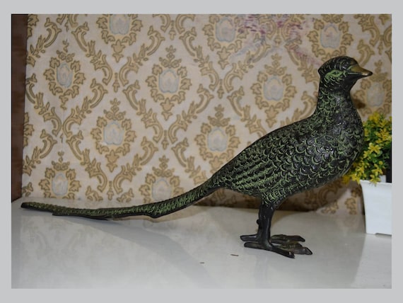 アジアンコエルの像 | 真鍮製カッコウ鳥テーマ | ホームアクセサリー