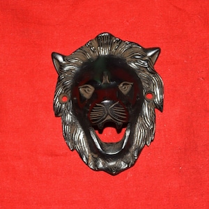 Lion Head Mount Wall Decor | Roaring Lion Head Door Décor | Wall Hanging Decorative Item