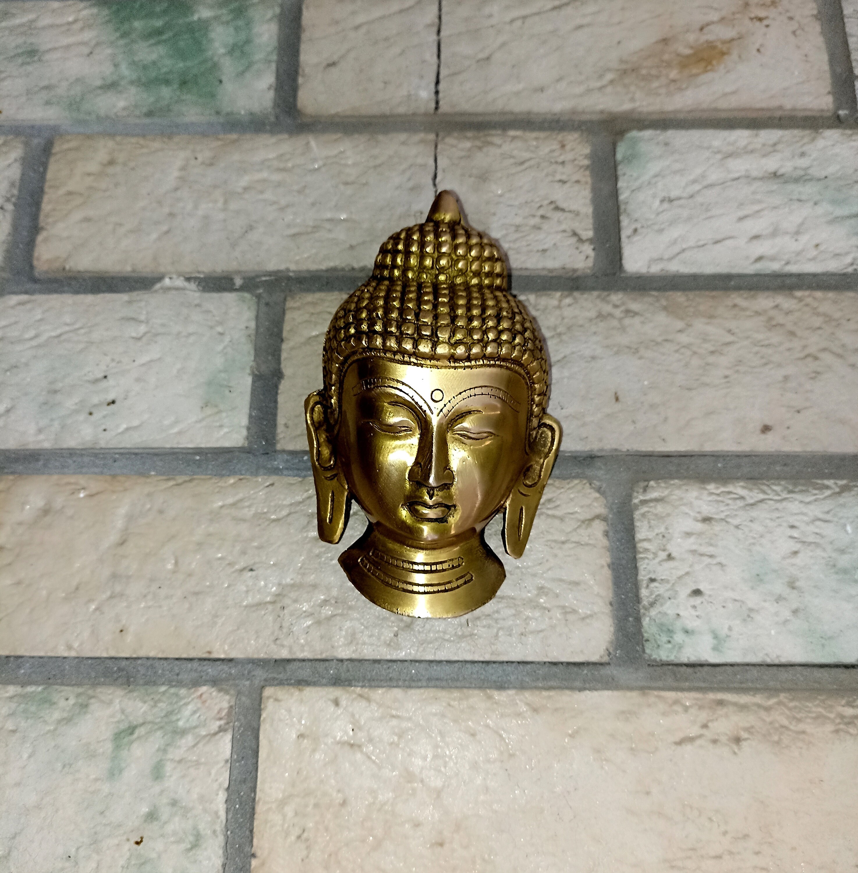 チベット　銅板（壁掛け） 真鍮製仏像壁掛け装飾｜真鍮製チベット僧侶をテーマにした壁掛け新築