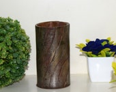 Nickel German Silver Flower Pot with Copper Sheet Covering in inner part Colle ctible Table Decor Pot Pen Holder