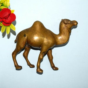 Exquisite Camel Statue | Brass Animal Figure Sculpture | Table Decoration