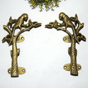 7 "Zoll antiker Papagei Türgriff | Baum Garten Thema Haustür Pull