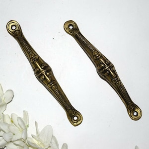 Tribal Face Design Pull | Brass Tribal Man Handle | Library Door Drawer Pull