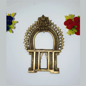Yali Prabhavali Wall Frame Decor | Brass Yali Wall Hanging Decor | Home Wall Decoration