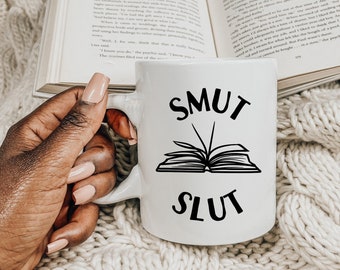 Smut Slut Book Mug Smut Reader Booktok Bibliophile Book Lover Gift Librarian Gifts Bookish Mug Book Worm Book Nerd Book Club