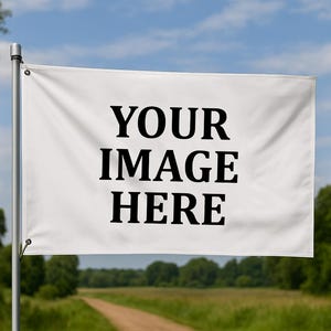 Drapeau photo personnalisé, drapeau personnalisé avec votre motif, bannière avec image personnalisée pour la décoration intérieure, drapeau de jardin extérieur, cadeau unique pour une décoration