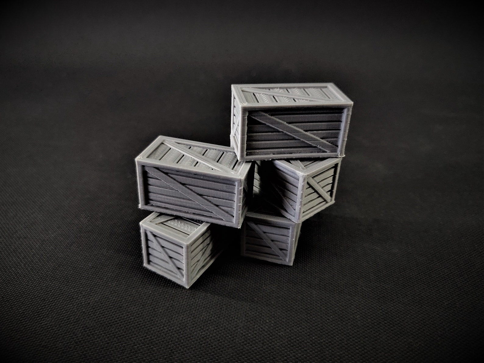 Wooden Crates Long for Tabletop Games Scenery for Warhammer Etsy
