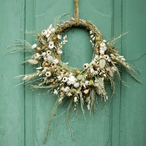 Dry flower wreath, door wreath, dry wreath, flower wreath