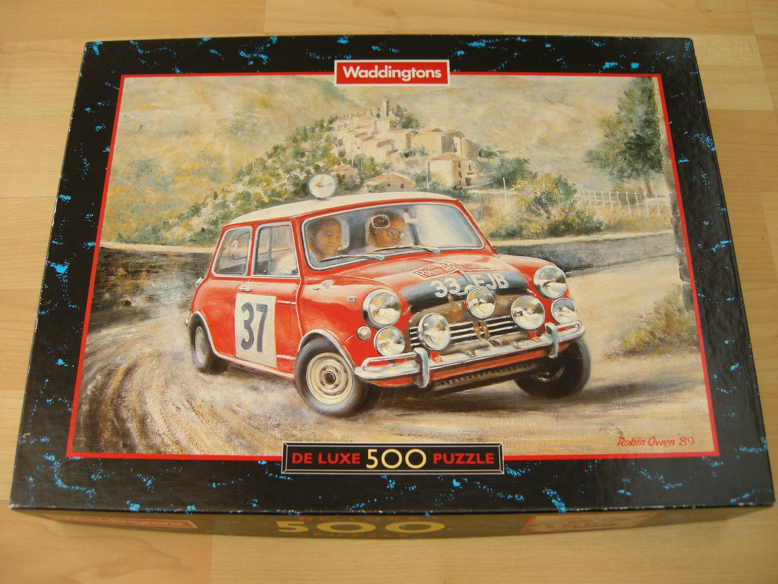 Vintage Jigsaw Puzzle Mini Cooper Paddy Hopkirk wins Monte Etsy